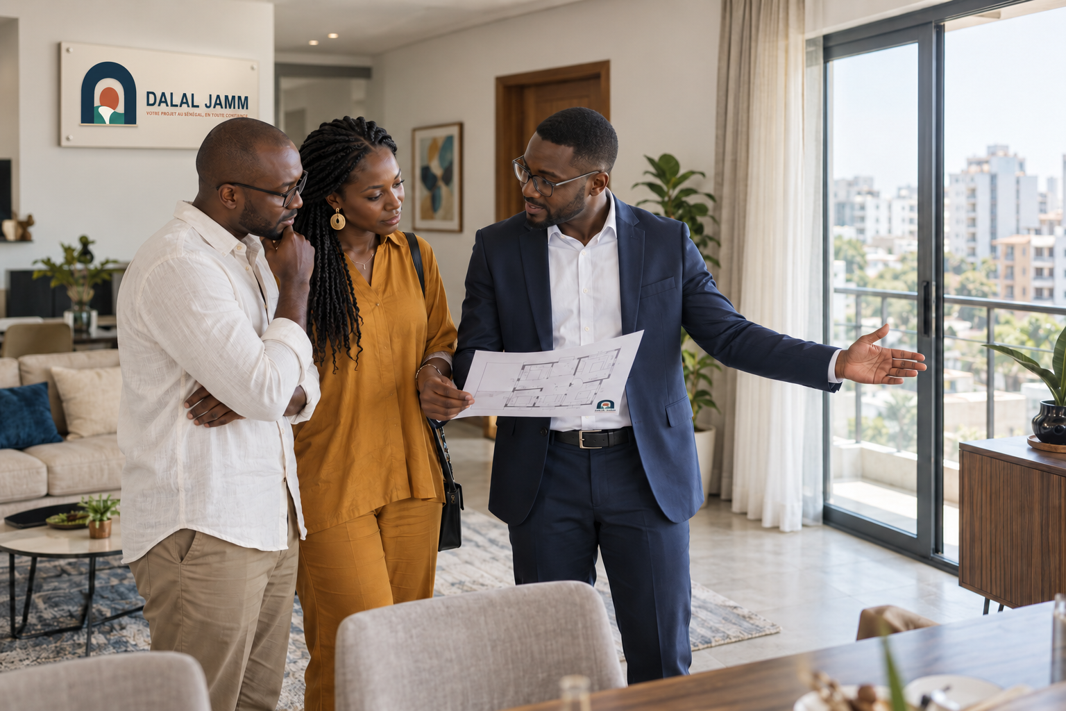 Visite immobilière accompagnée par DALAL JAMM Immobilier